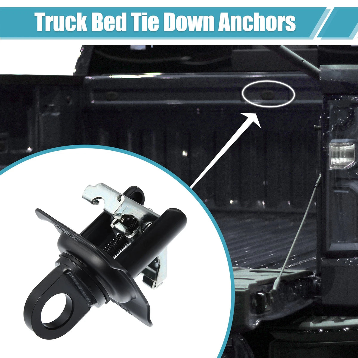 4 x Truck Bed Tie Down Anchors for GMC Sierra / Silverado (2014-2021)