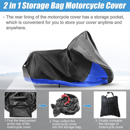2-in-1 Motorcycle Cover for Harley-Davidson Road King Glide Special Trike