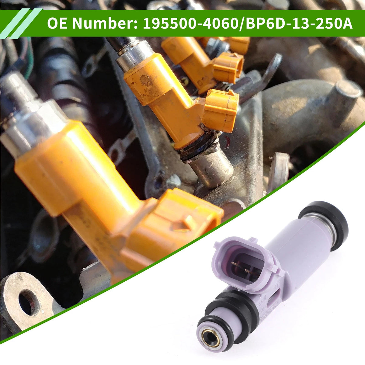 Fuel Injector No.195500-4060 for Mazda Miata 1.8 (2001-2005)
