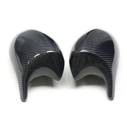 Carbon Fiber Side Mirror Caps Replace for BMW 3 Series E90 E91 E92 E93 Pre-LCI