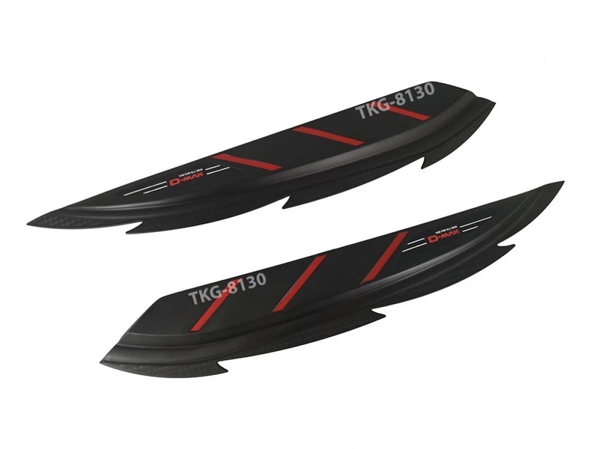 Headlight Eyebrow Eyelid Covers for Isuzu D-Max Dmax (2016-2017)