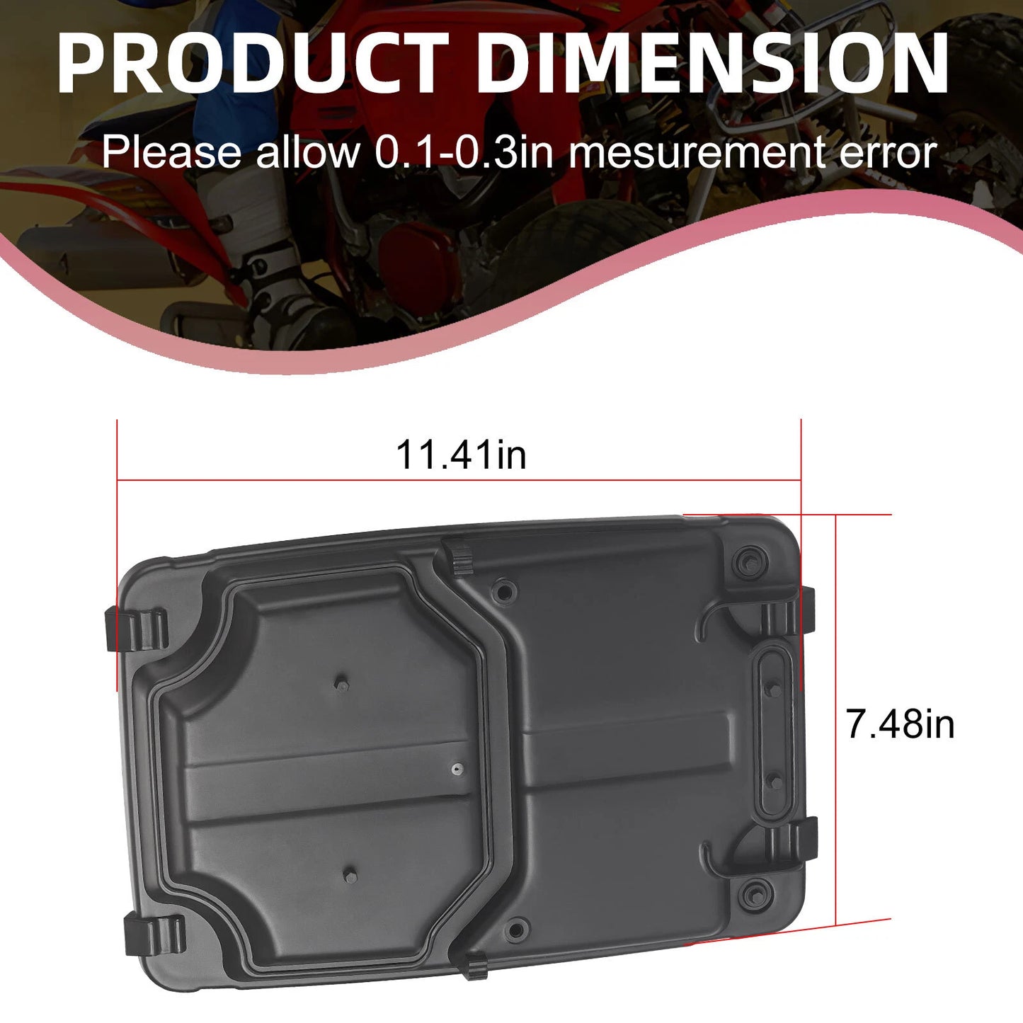 Air Box Lid Cover & Seal Kit for Honda Sportrax 450 TRX450R 2004-2005