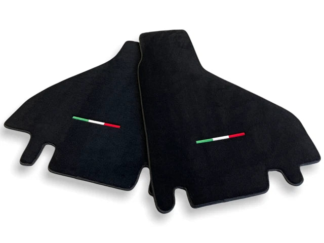 Floor Mats for Ferrari Testarossa 1984-1996 Black Tailored Carpets Italian