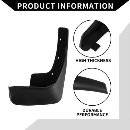 Front & Rear Mud Flap Splash Guards for Ford Edge (2015-2018)