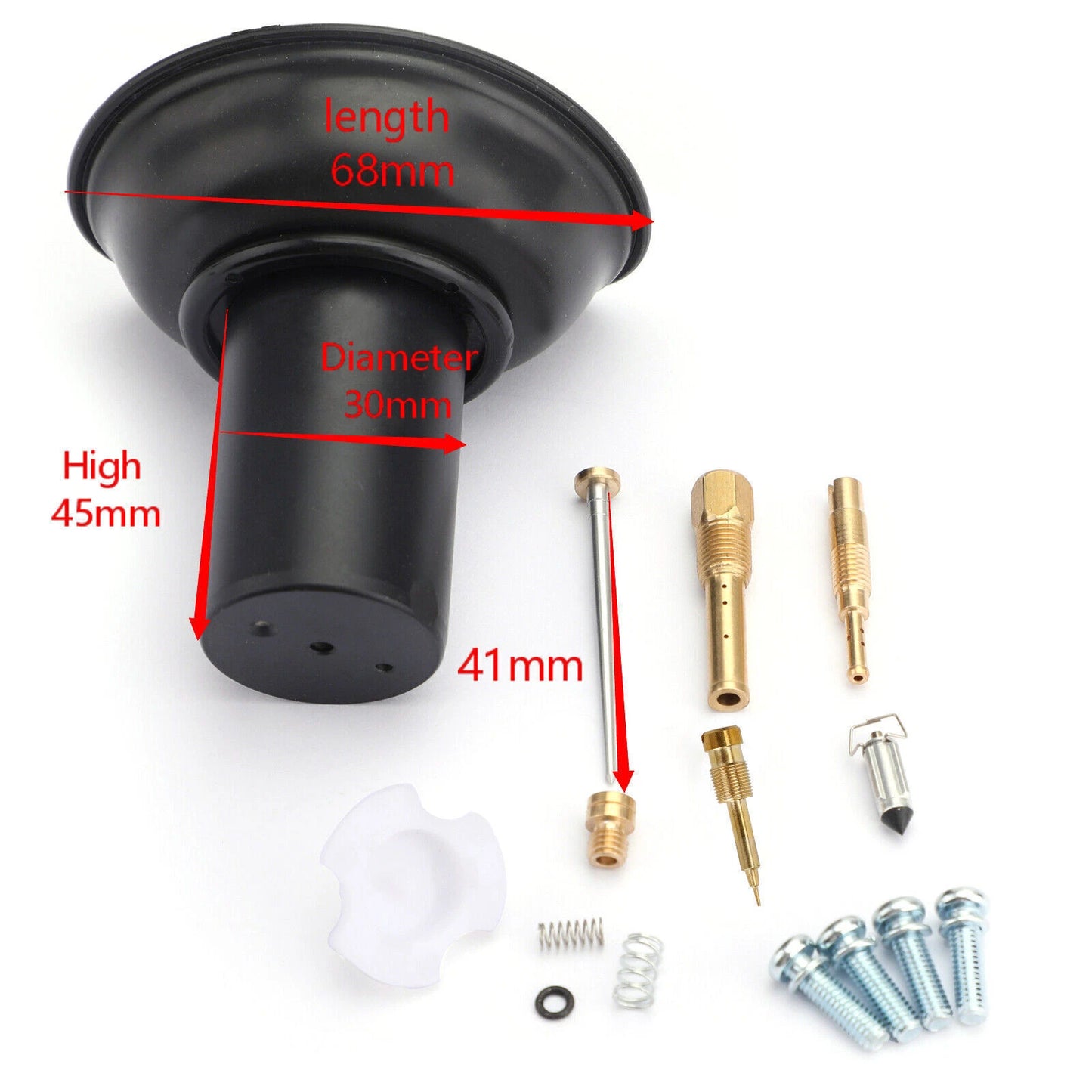 Carburetor Repair Kit for Honda Cruiser Steed 400 Shadow VLX400 (1997-2007)