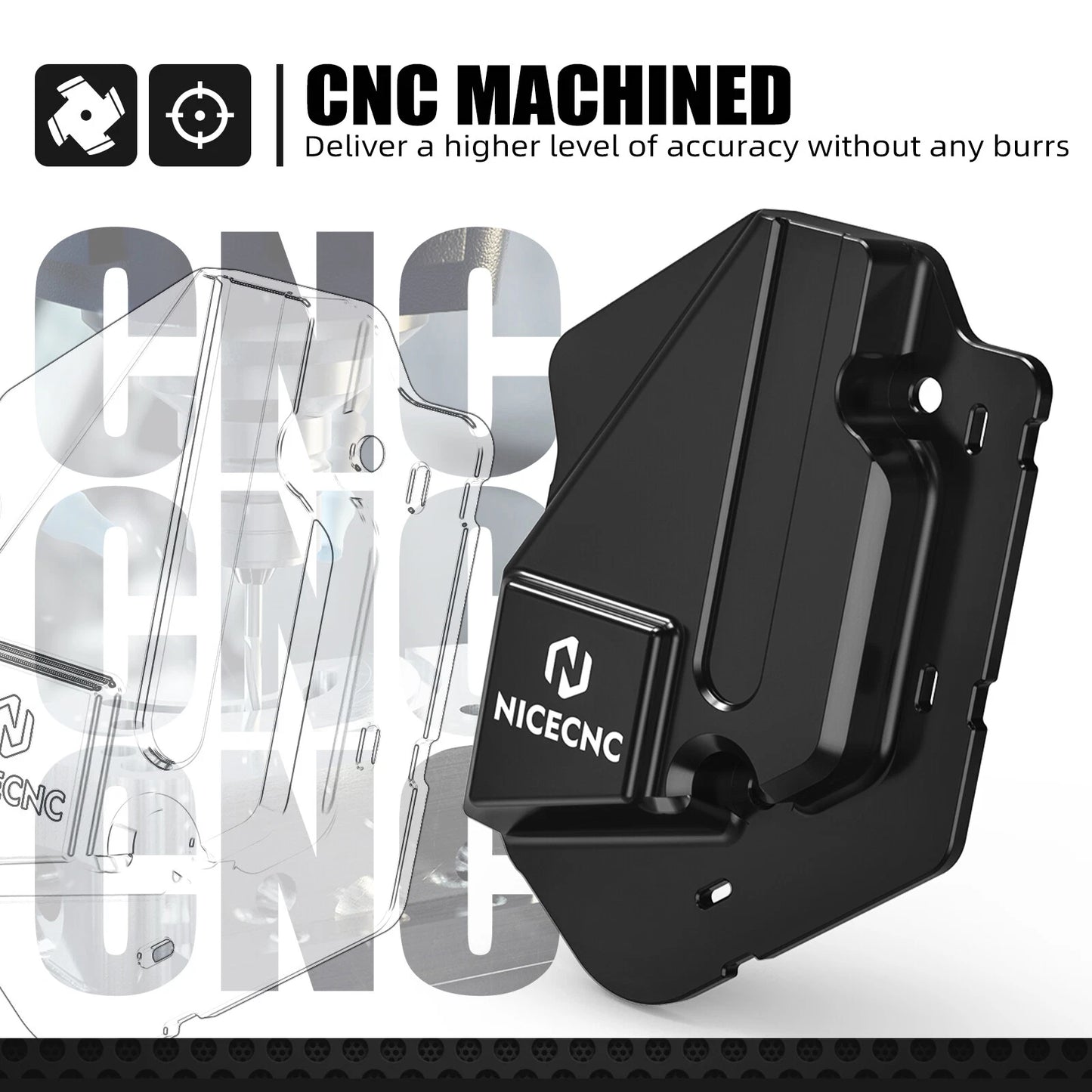 CNC Left Power Valve Cover Guard for KTM 125/250/300 SX/XC/EXC/XCW (2024)