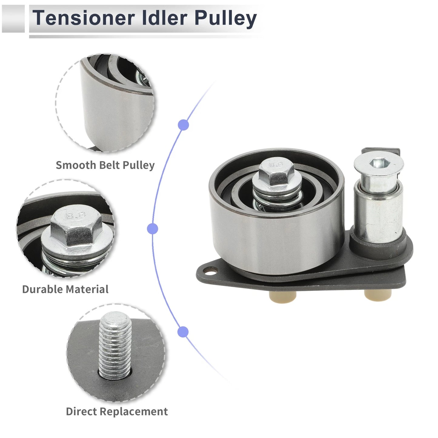 Drive Belt Idler Pulley for Toyota Land Cruiser (1990-2001) 1 Pc