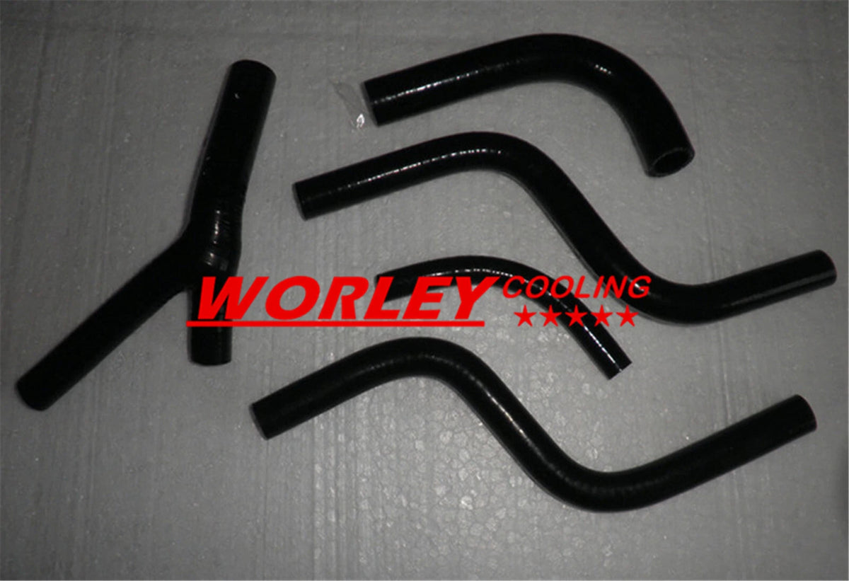 Black Silicone Radiator Hose Kit for Honda CR125R (1987-1988)
