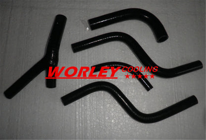 Black Silicone Radiator Hose Kit for Honda CR125R (1987-1988)