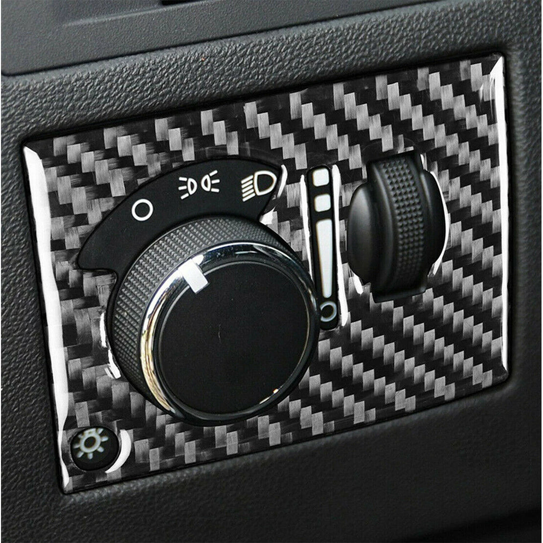 Black Headlight Switch Cover Trim for Jeep Grand Cherokee (2011-2021)
