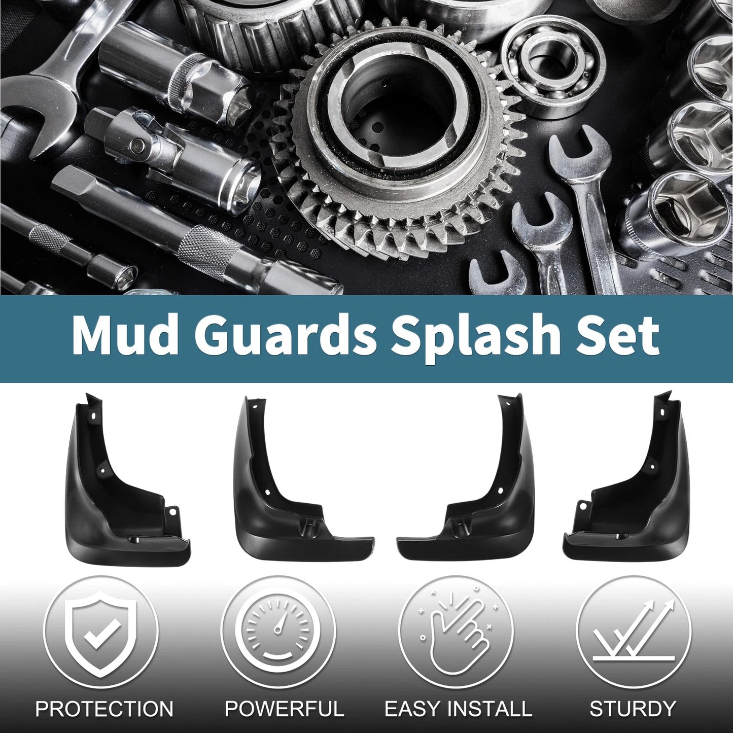 Mud Flaps Splash Guards 1 Mud Guards for Toyota Carina E/corona (1992–1997)