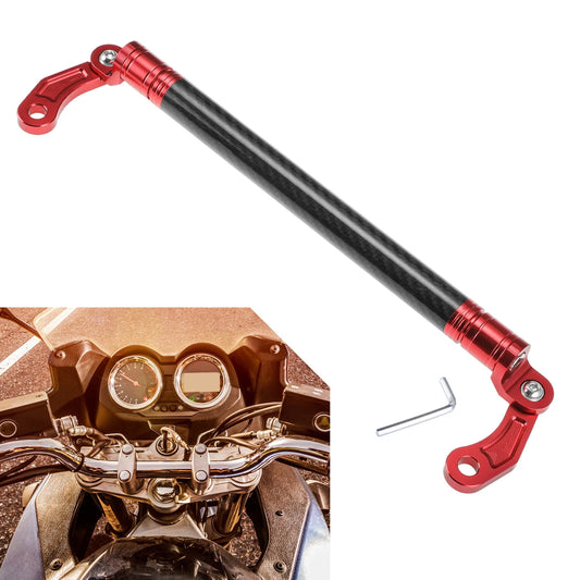 Balance Handle Bar Extender Bracket 300mm Center Hole Red Black for Motorcycle