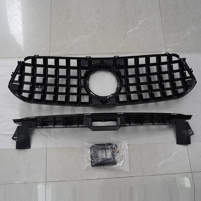 GTR Front Grille for 2024 Benz W167 GLE350 GLE450 GLE580 GLE53 Chrome