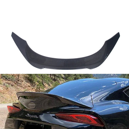 Carbon Fiber Rear Trunk Spoiler Wing V Style For Toyota Supra A90 A91 2019-2023