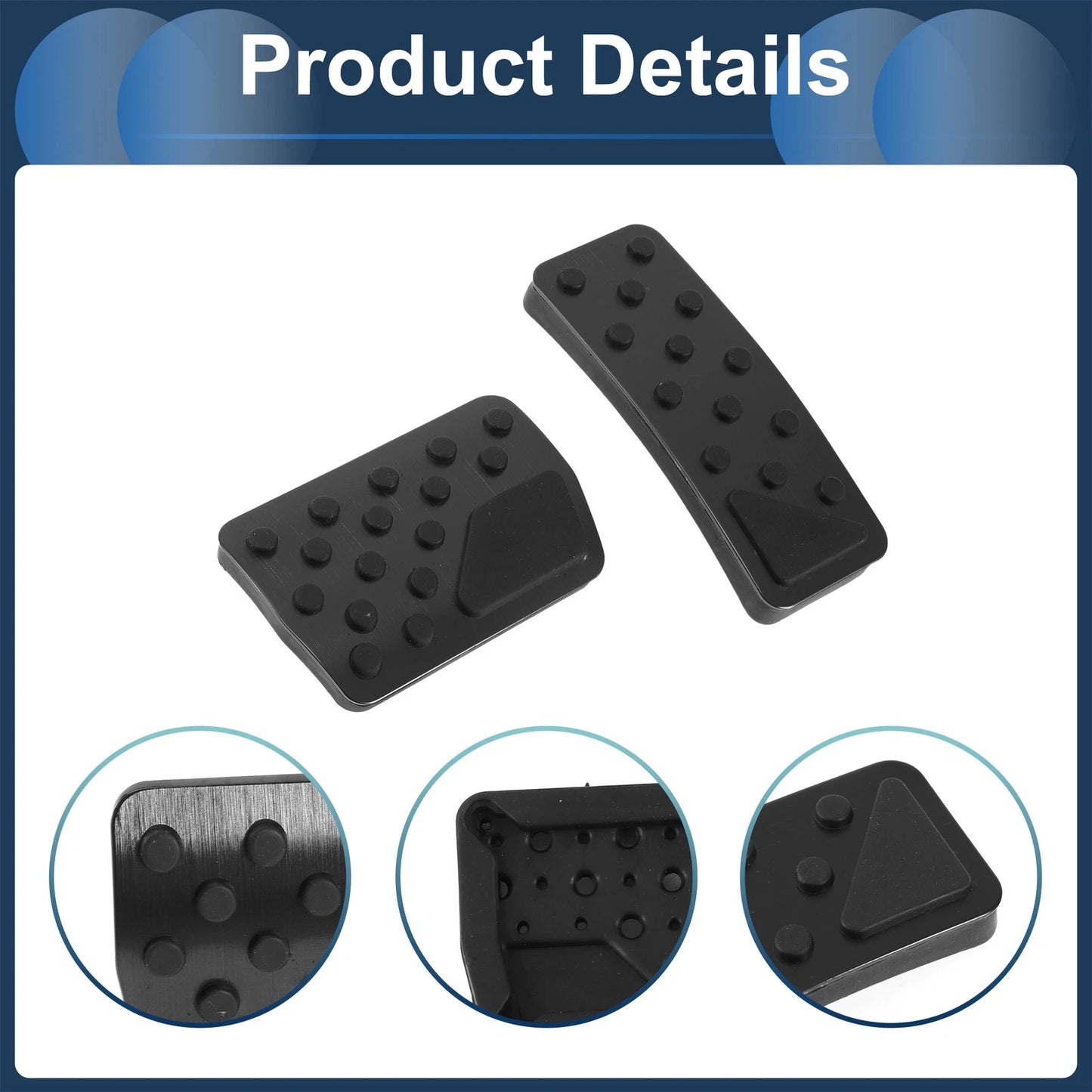 Automatic Foot Accelerator Pedal Covers  for Jeep Wrangler (2018-2024)