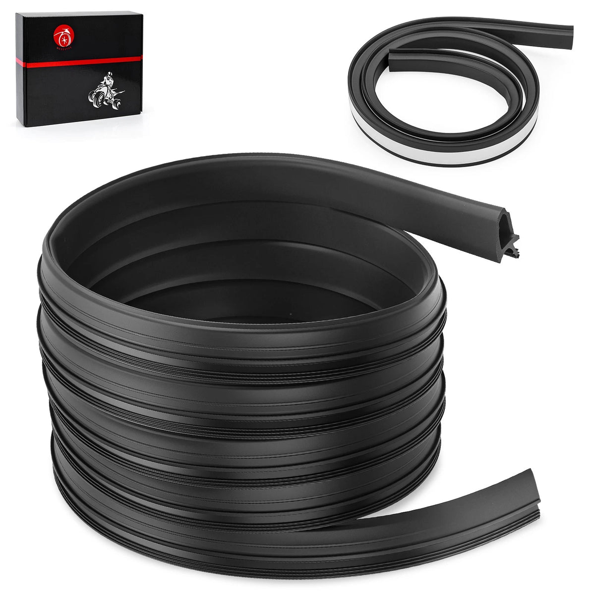 Black Door Seal Hardware Kit for Polaris Ranger Crew XP 1000 2019-2025