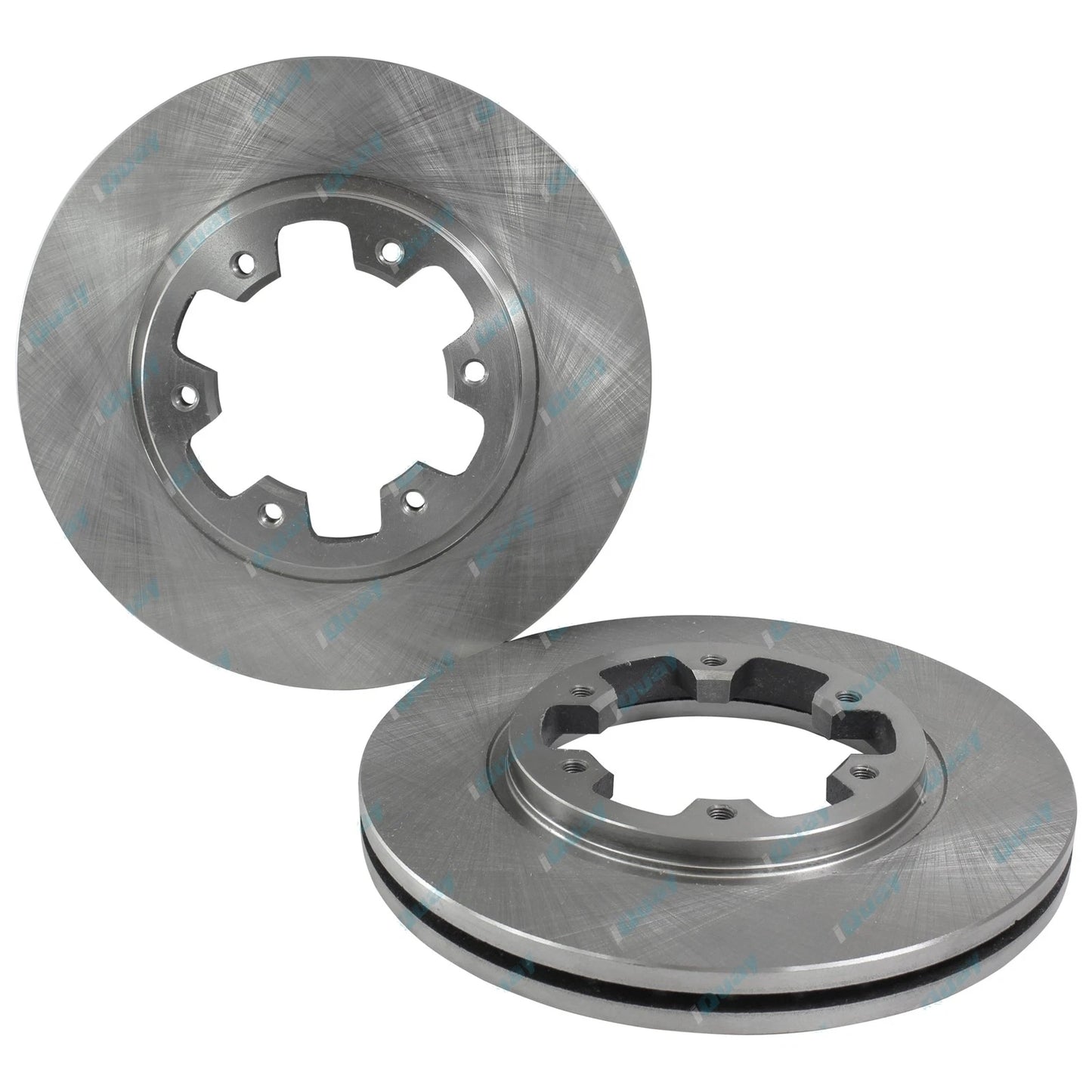 2 Front Disc Brake Rotors for Terrano II R20 Wagon 1997-00 4X4 Petrol + Diesel
