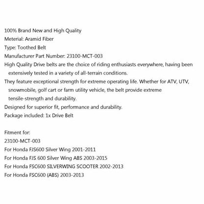 Timing Belt for Honda FJS600 Silver Wing (2001-2011)