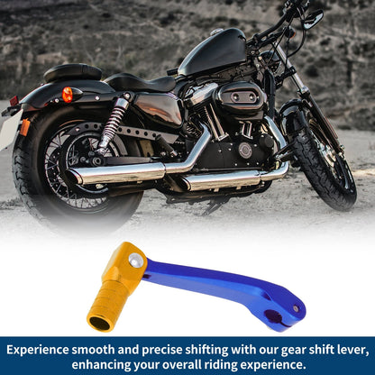 Folding Motorcycle Gear Shifter Lever for Honda CRF150F (2003-2017) Blue Gold