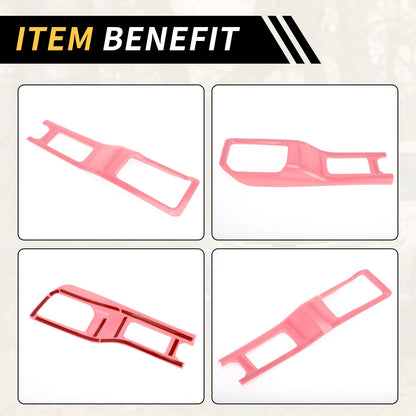 4WD Gear Shift Panel Cover for Jeep Wrangler JL JLU (2018-2024) - Pink