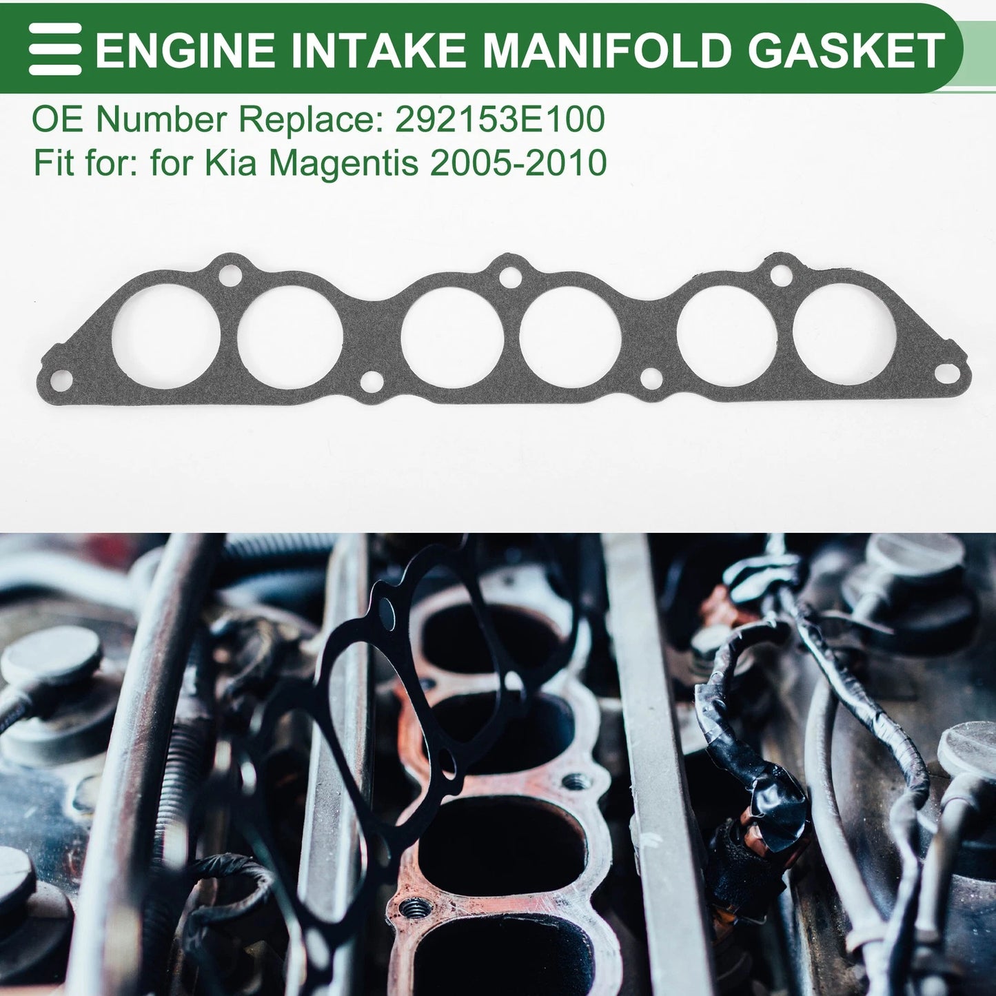 Upper Engine Intake Manifold Gasket for Kia Magentis (2005-2010)