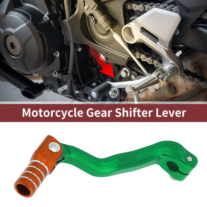 Folding Gear Shift Lever for Bosuer M4 Green Orange Silver Tone