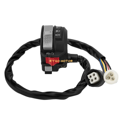 Left Handlebar Start Switch Headlight for Yamaha YFM350FW Big Bear (1993–1994)