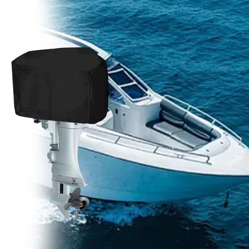 Outboard Motor Cover Waterproof 210D Heavy Duty for Boats & PWC