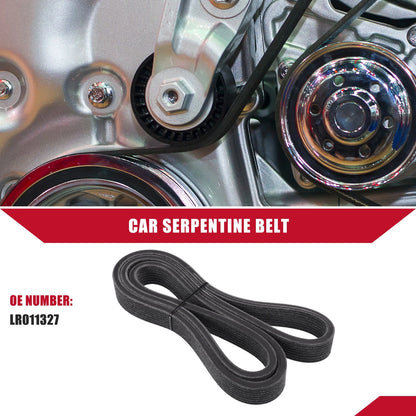Serpentine Belt No.LR011327 for Land Rover LR4 (2014-2016) EPDM Black