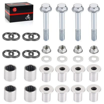 Front Upper A Arm Bearing Seal & Bolt Kit for Arctic Cat 400 DVX 2004-2008