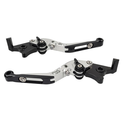 Silver Extendable Brake Clutch Levers for Suzuki GSXR600 GSXR750 GSXR1000 (06-10)