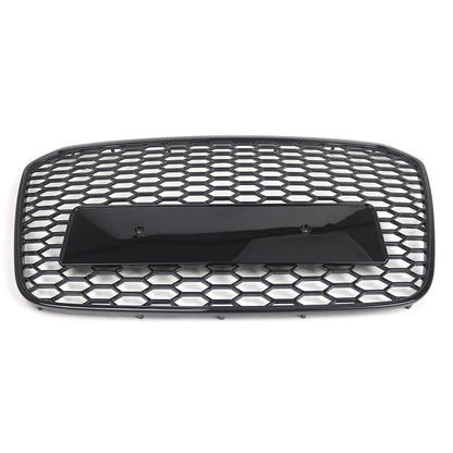 Front Bumper Mesh Grill for Audi A6 S6 C7 (2012-2015) Black