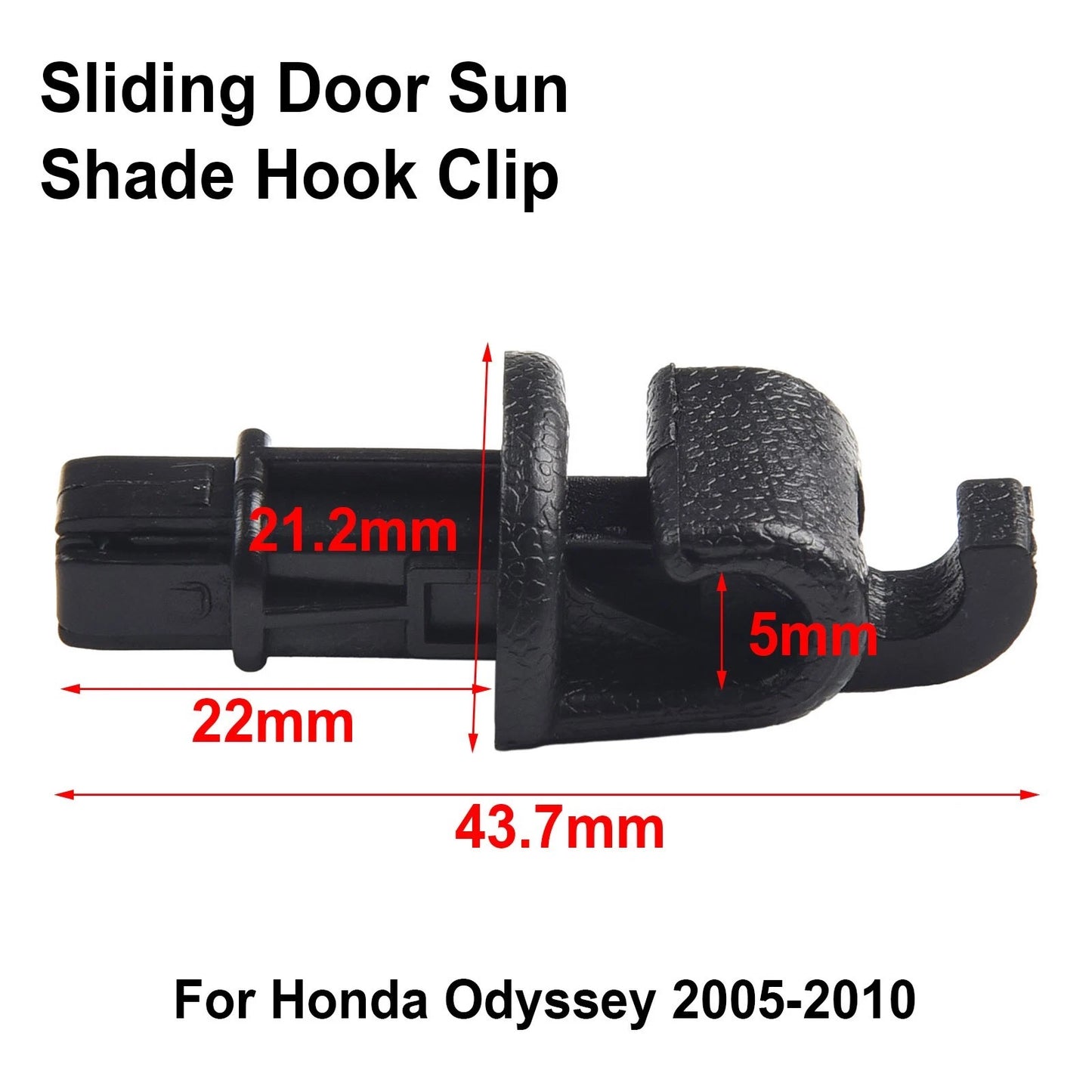 Sun Shade Hook Clip 4 Piece for Odyssey (2005–2010)