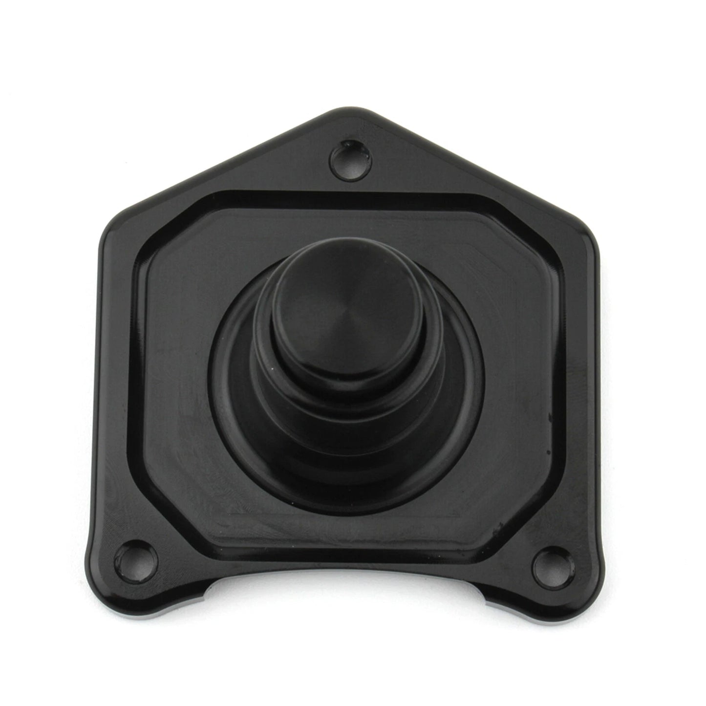 1pc Black Solenoid Cover for Harley Dyna, Softail, Fat Boy (2000-2023)