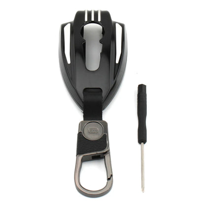 Black Moto Key Case Cover for BMW R18 Classic Bagger (2020-2023)