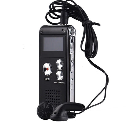 8GB Digital Audio Voice Recorder for Black (No Year Specified)
