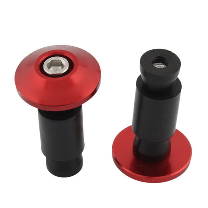 7/8'' Handlebar Grips Caps for Motorcycle Dirt Bike - Red
