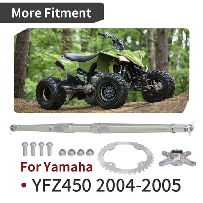 Rear Axle Shaft Collar Sprocket Hub for Yamaha YFZ450 (2004–2005)