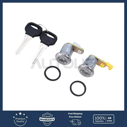 Door Lock Set W/ Keys for Ford Festiva Mazda B2000 B2200 B2600 RX-2