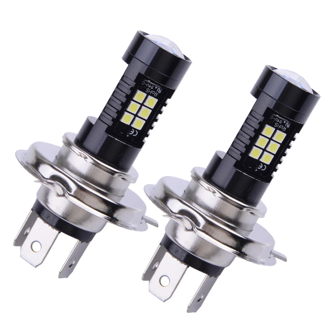 H4 21LED 3030 6500K Hi/Lo Beam Headlight Bulbs for Suzuki