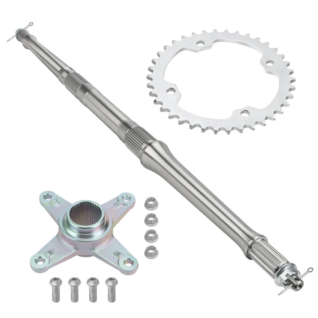 Rear Axle Shaft & Sprocket Hub Collar for Yamaha Raptor 350 YFM350 (2004–2013)