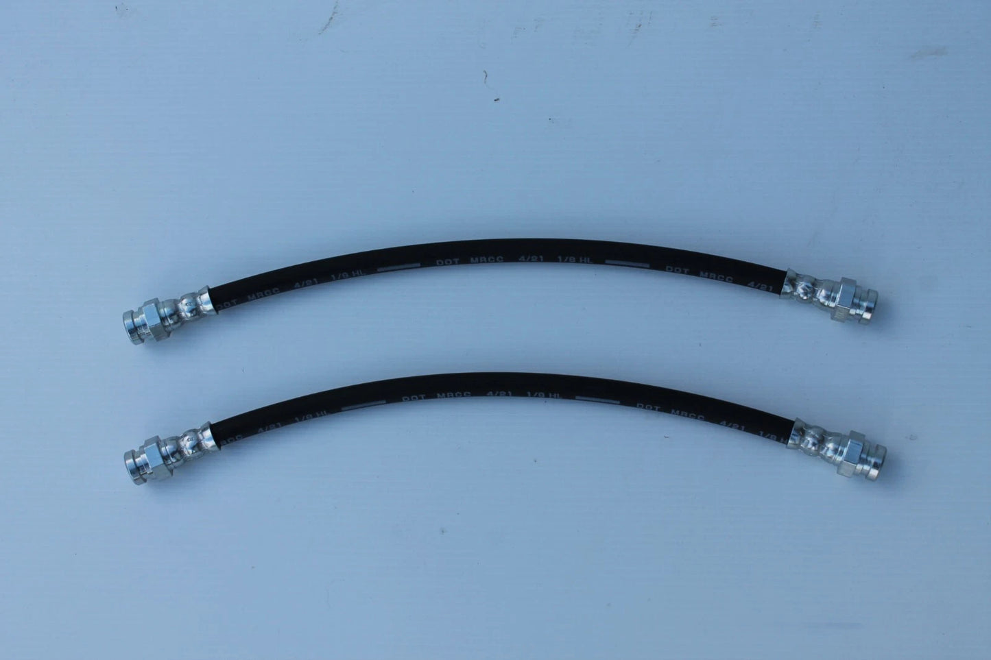 Front Brake Hose Set (2) for Mazda 1500 (1966-1971) Disc Brakes
