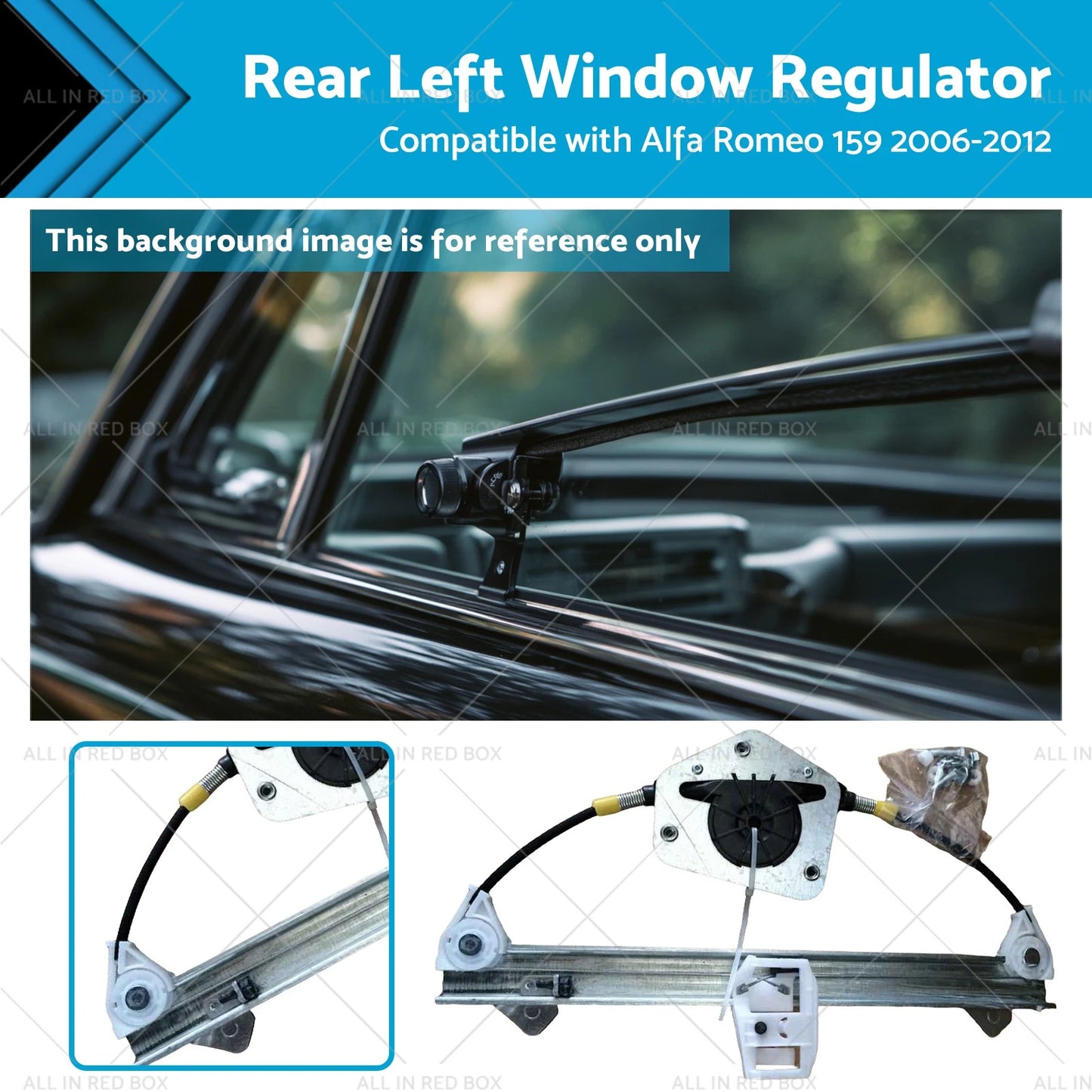 Rear Left Window Regulator for Alfa Romeo 159 (2006-2012)