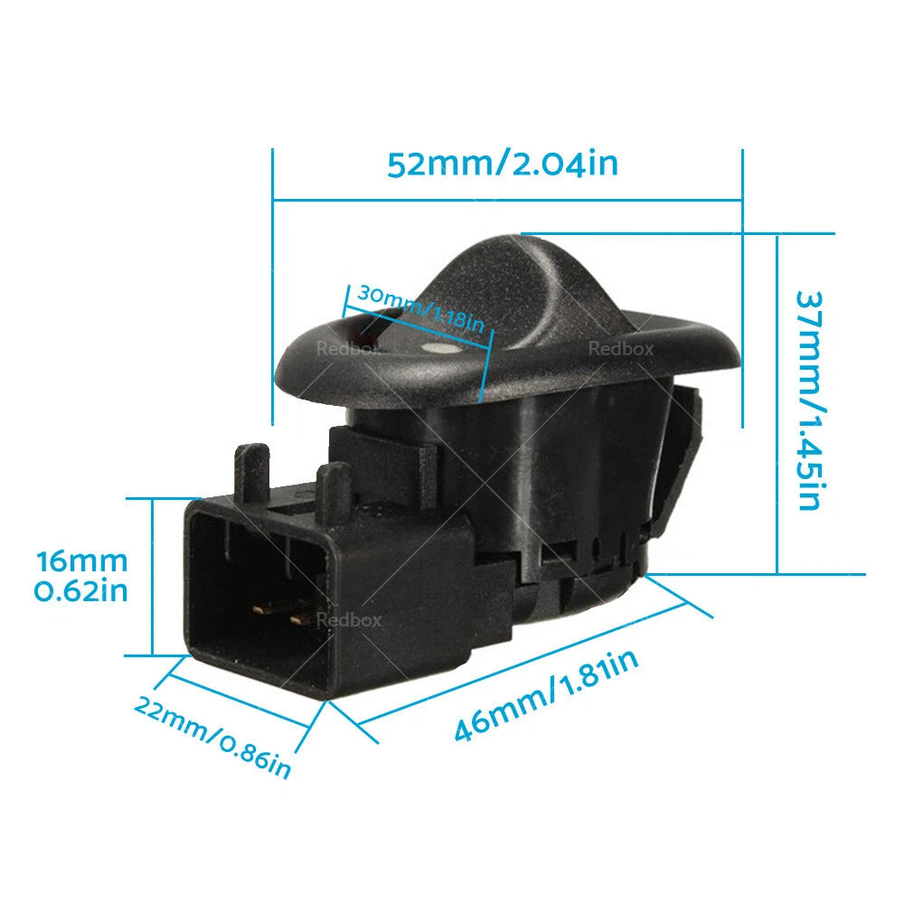 Pair of Front Electric Power Window Switches for Holden Commodore (1997-2006)