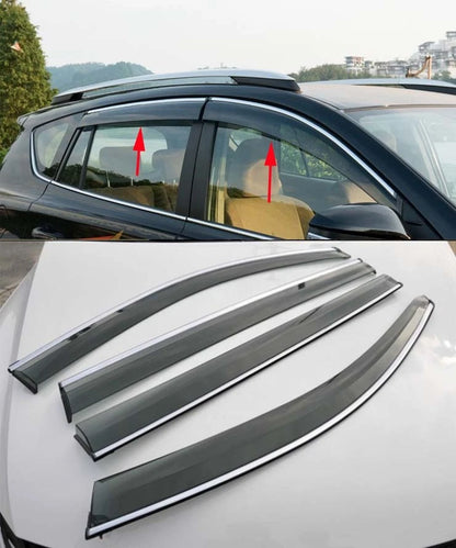 Acrylic Side Window Deflector Vent Visors for 2012-2016 Mazda CX-5 (2012-2016)