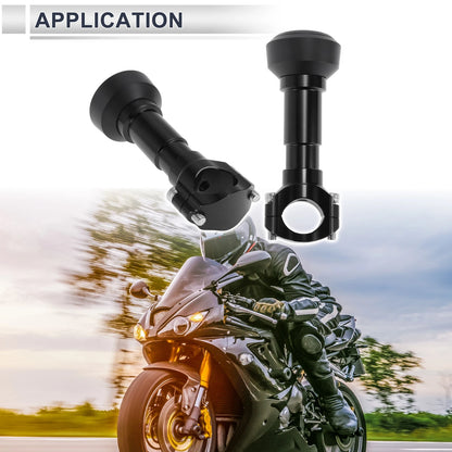 2 x Slider Frame 1.1–1.3" Aluminum Alloy Plastic Motorcycle for Make Model