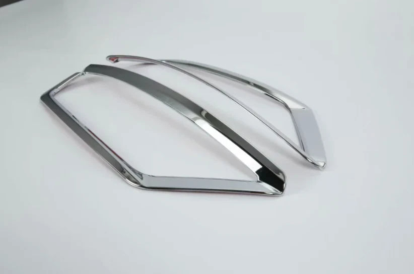 Chrome Rear Fog Light Cover Trim for Mazda CX-5 2017-2021 2 x ABS Decor