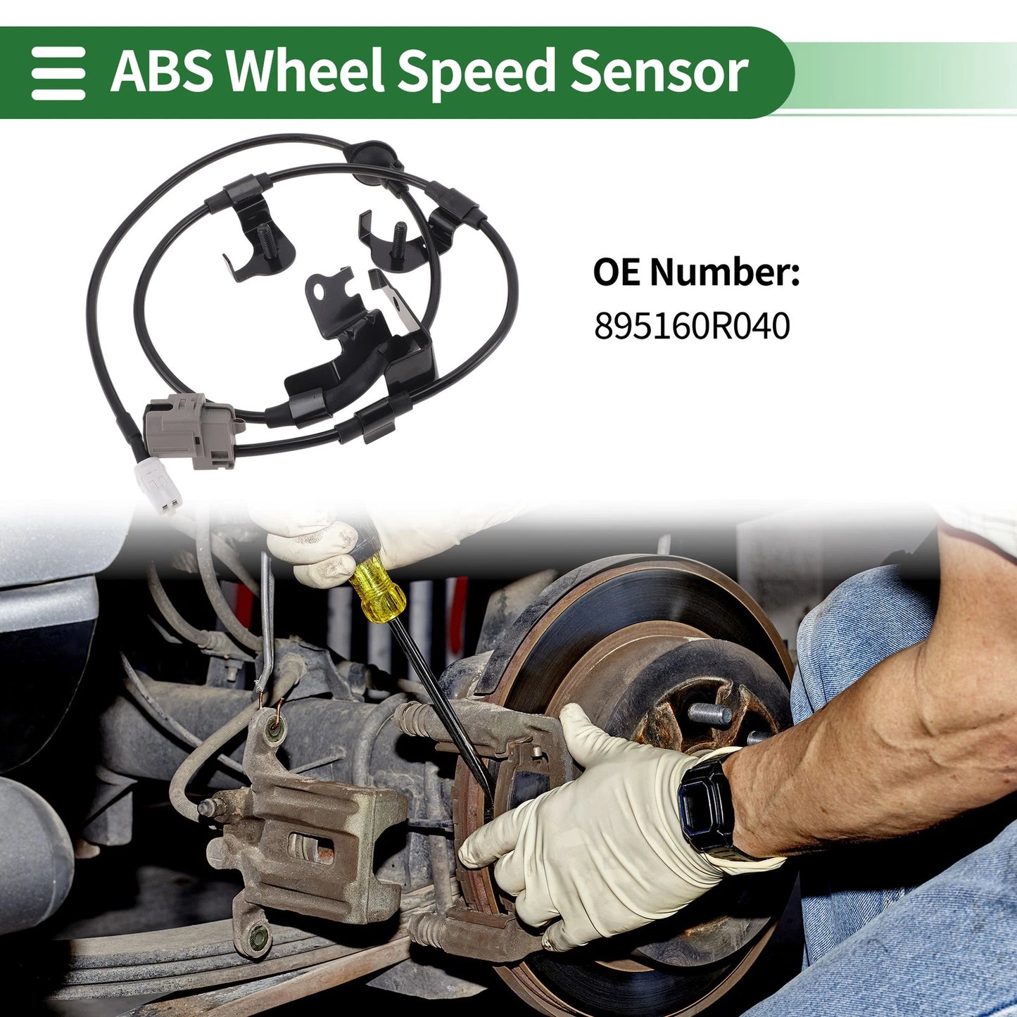 ABS Wheel Speed Sensor Rear Left for Toyota RAV4 (2013–2018)