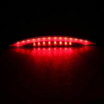BLK LED Rear Fender Tip Brake Tail Light for Harley Dyna Fat Bob (2008)