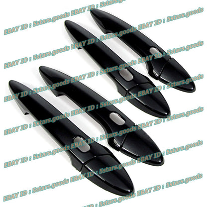 Glossy Pure Black Side Door Handle Cover Trim for Lexus LS (2006–2017)